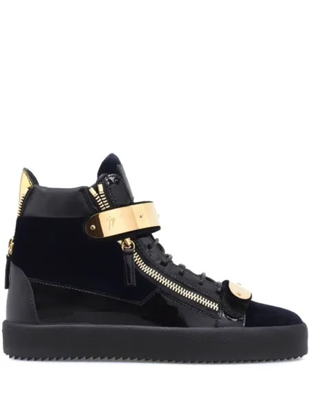 Giuseppe Zanotti высокие кеды Coby, черный