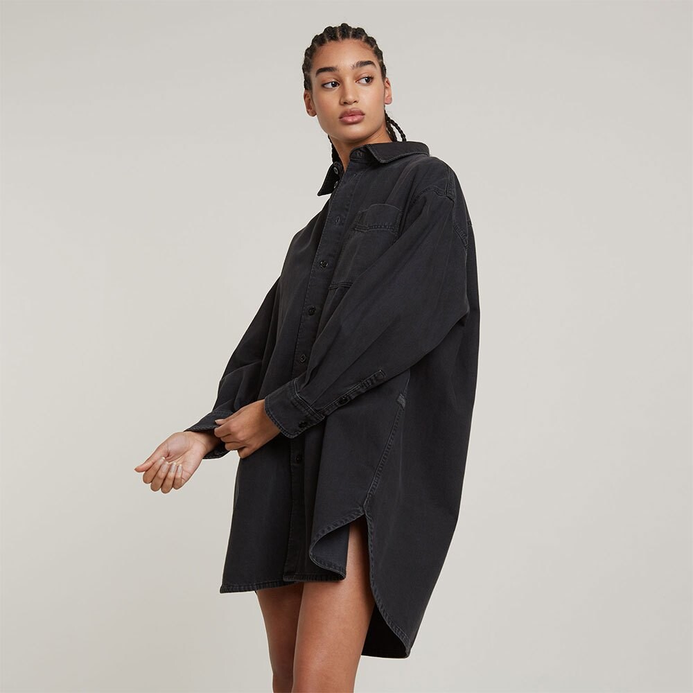 Платье G-Star D23675 Long Sleeve Midi, черный