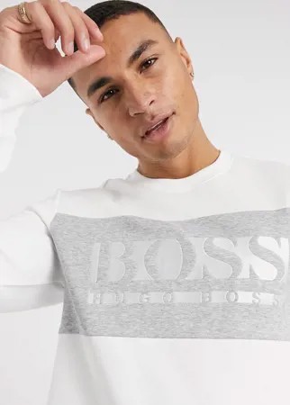 Белый свитшот BOSS Athleisure Salbo 1