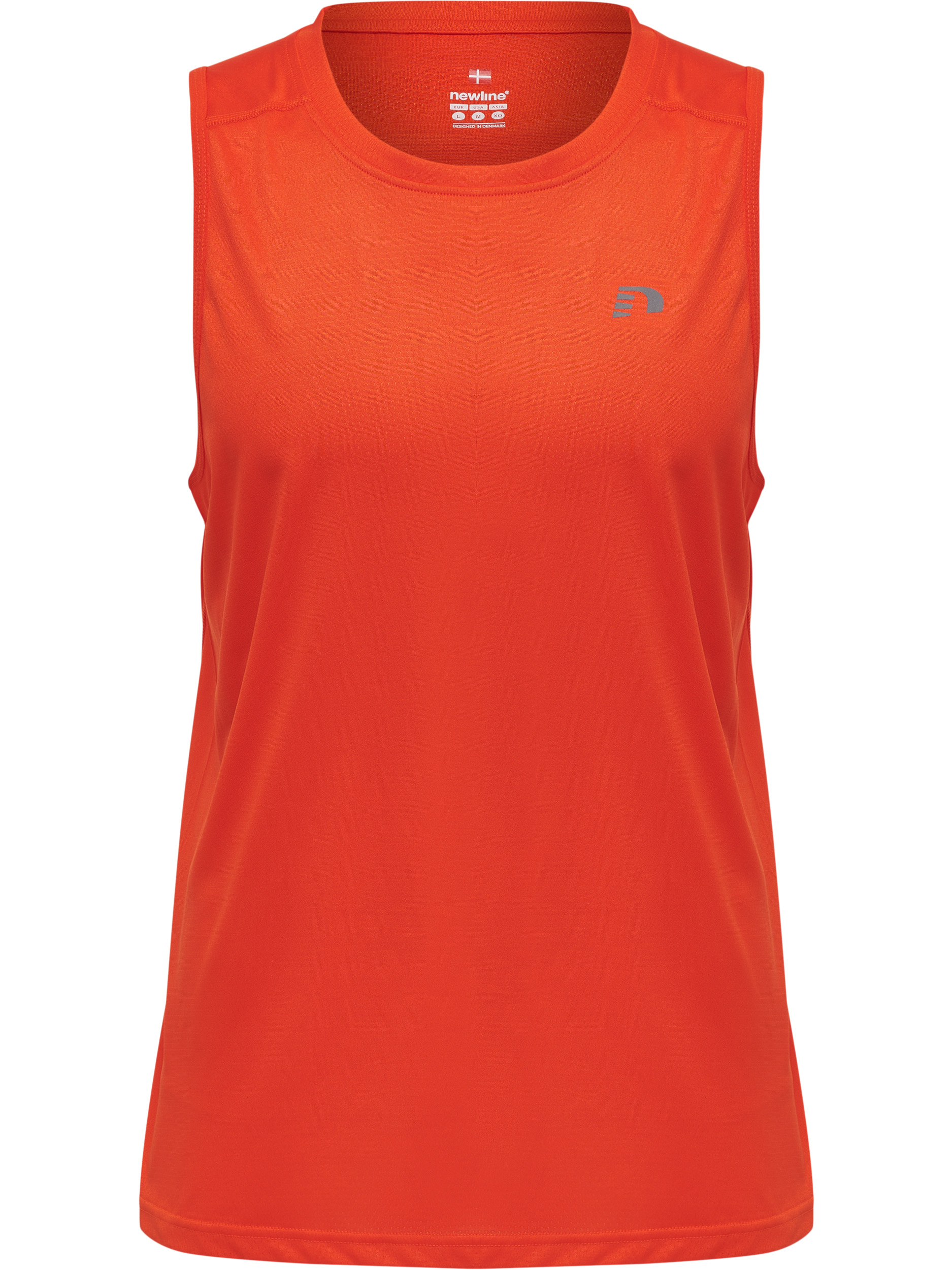 Футболка Newline Oberteil Men Running Singlet, цвет SPICY ORANGE