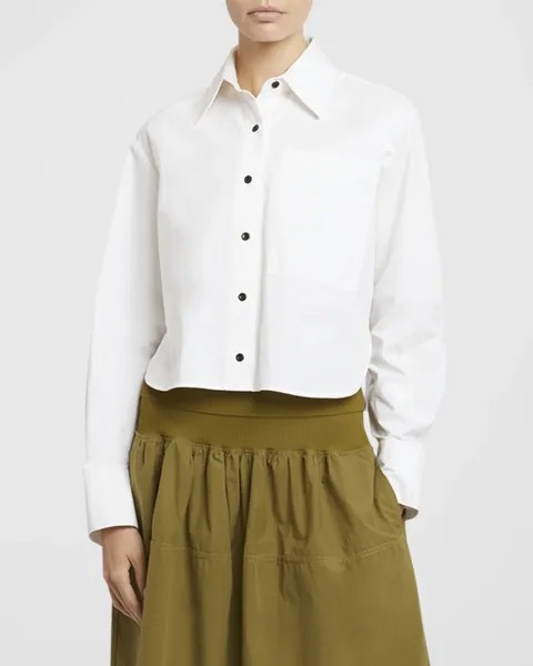 Рубашка из поплина с длинными рукавами Alma Proenza Schouler White Label, цвет White