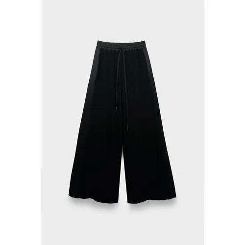 Брюки Andrea Ya'aqov wide pants, размер 44, чёрный