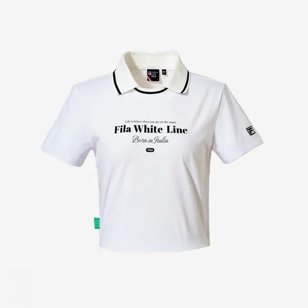 Fila Woman Tennis Life Новая футболка с укороченным воротником (ой)