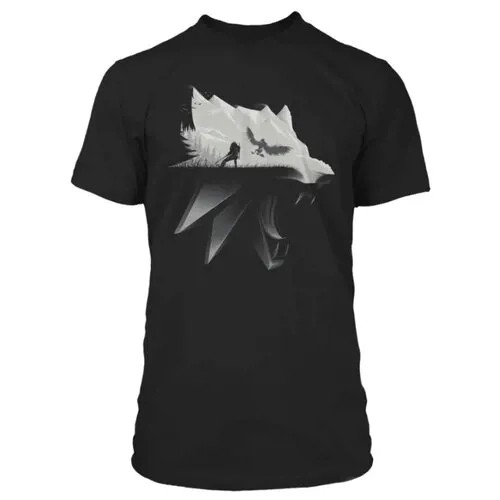Футболка The Witcher: Wolf Silhouette (XL)