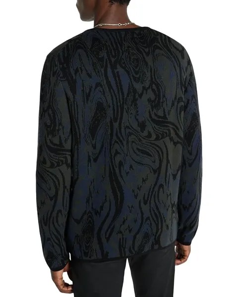 Свитер John Varvatos Daxter Long Sleeve Crew Y2385Z4, цвет Kelp