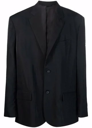 Balenciaga пиджак с нашивкой-логотипом