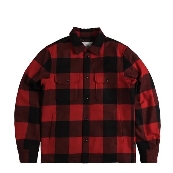 Рубашка Alaskan Wool Check Overshirt Woolrich, красный