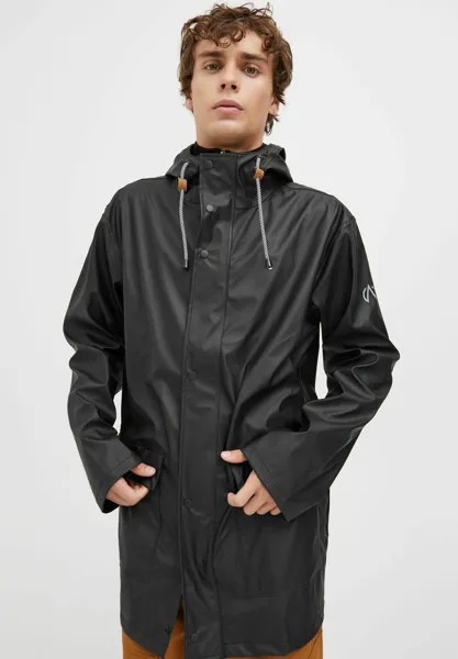 Дождевик/водоотталкивающая куртка NBTORSTEN M W-PRO 5.000 WITH WATERPROOF COATING North Bend, цвет black