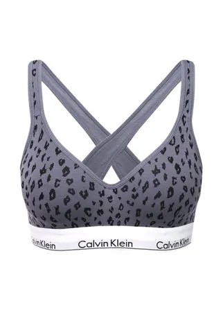 Бюстгальтер из смеси хлопка и вискозы Calvin Klein