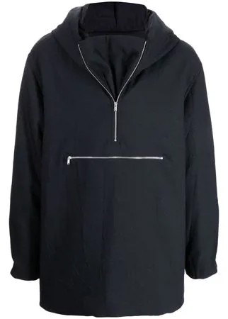 Jil Sander куртка с капюшоном и воротником на молнии