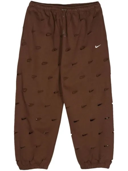 Nike спортивные брюки Swoosh из коллаборации с Jacquemus, коричневый