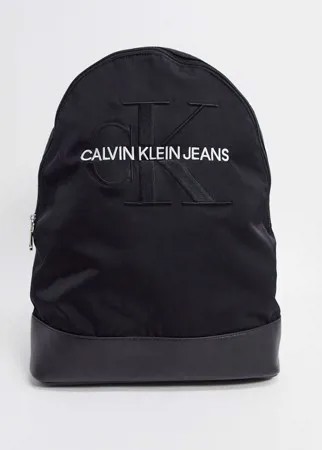 Рюкзак с монограммой Calvin Klein-Черный