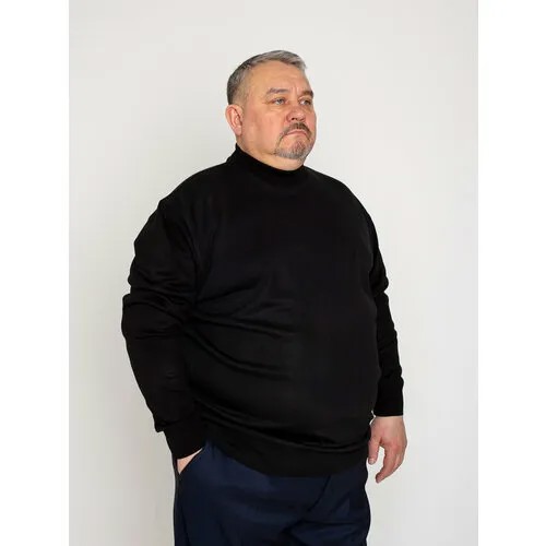 Пуловер L'ONN, размер 6XL, черный