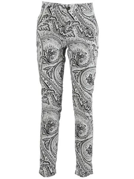 Брюки из ткани regular fit Cafènoir, белый