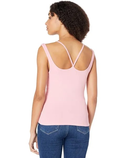 Топ Michael Lauren Langhorne Keyhole Cutout Tank Top, цвет Cherry Blossom