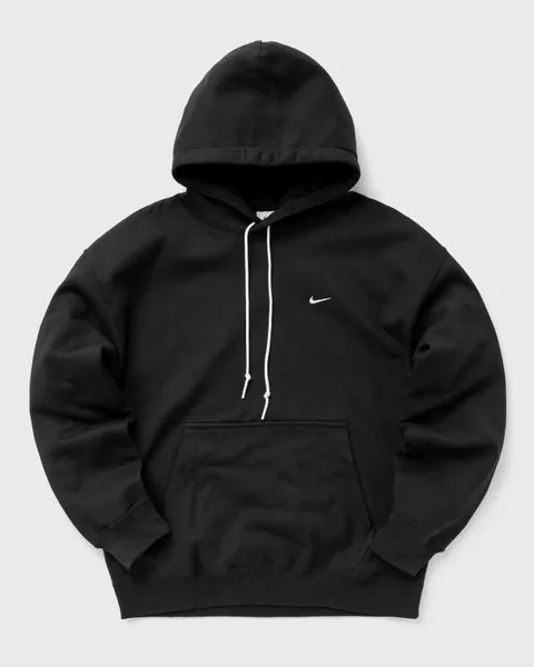 Худи Nike Solo Swoosh Fleece Pullover Hoodie, черный/белый