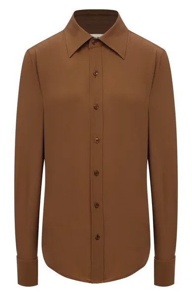 Шелковая рубашка Saint Laurent
