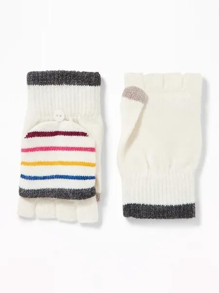 NWT Old Navy, конвертируемый свитер без пальцев с откидной крышкой, вязаные перчатки, варежки, женские