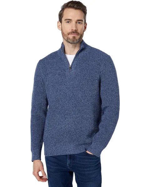 Свитер L.L.Bean Organic Cotton 1/4 Zip, цвет Vintage Indigo