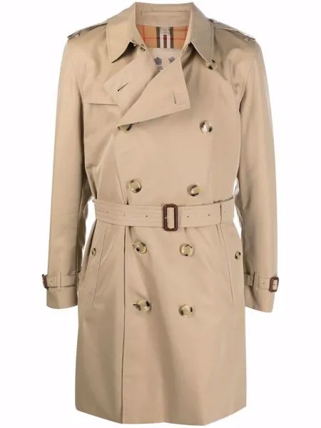 Burberry двубортный тренч