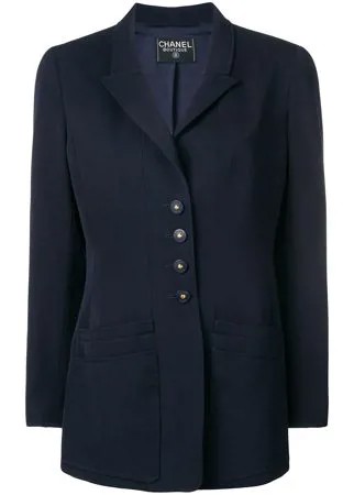 Chanel Pre-Owned пиджак с многослойными карманами