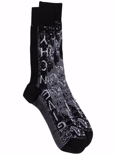 Givenchy носки с жаккардовым логотипом