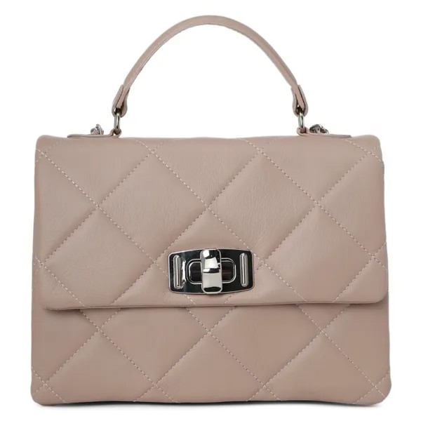 Сумка женская Pierre Cardin 1873 бежево-розовый, 20х28х10 см