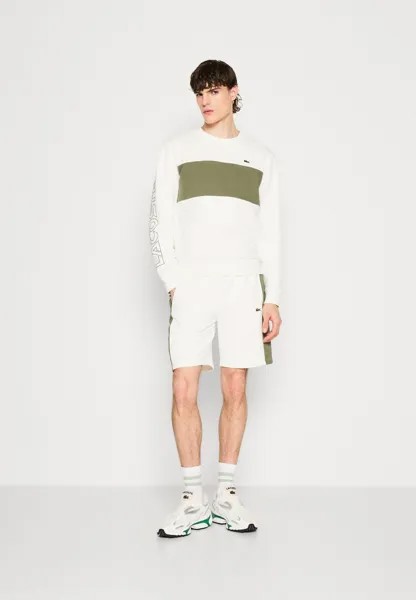 Спортивные брюки Color Block Lacoste, мука/оливка