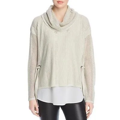 Женский серебряный пуловер открытой вязки с историей дизайна S BHFO 9296