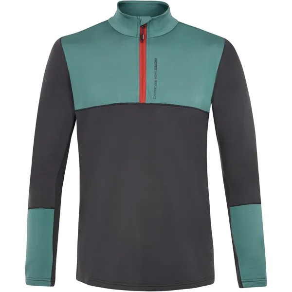 Спортивная футболка Protest Prtsitano half zip, серый