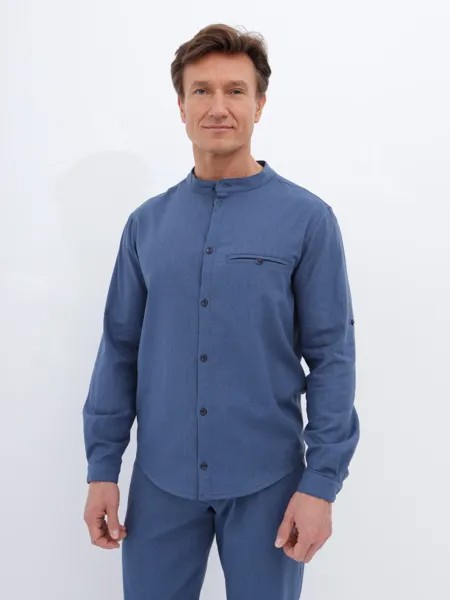 Рубашка домашняя мужские Малиновые Сны RICK синие 50 RU