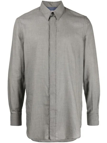 Рубашка в клетку Paul Smith, черный