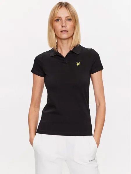 Рубашка поло стандартного кроя Lyle & Scott, черный