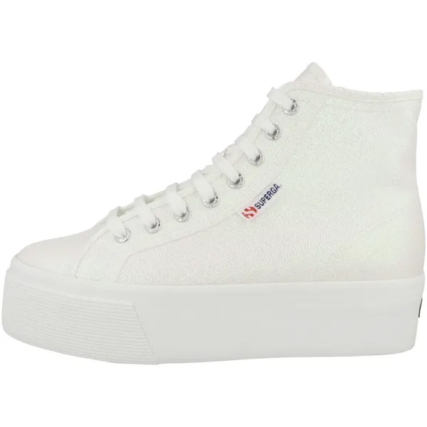 Кроссовки Superga mid 2708 Hi Top Lame, бежевый