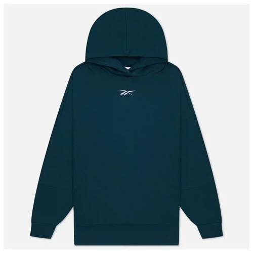 Женская толстовка Reebok Studio Recycled Oversize Hoodie зелёный, Размер XS