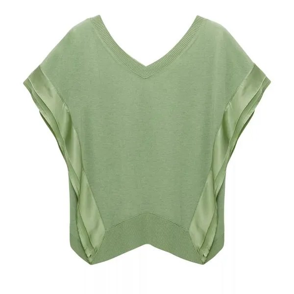 Пулловер delicate statements pullover soft green Dorothee Schumacher, мультиколор
