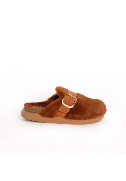 Сандалии на плоской подошве SCHOLL CLOG IVY BIG BUCKLE Scholl, коричневый