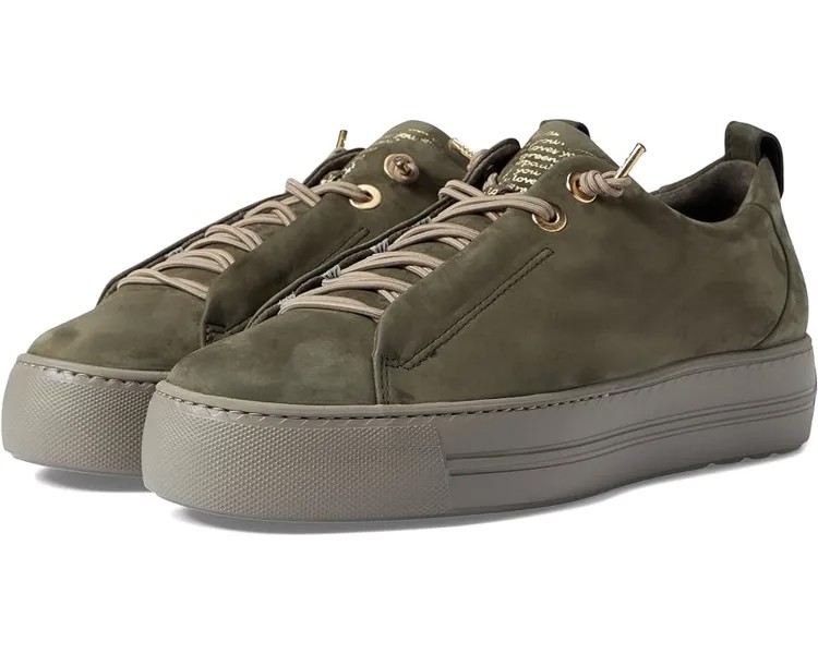 Кроссовки Paul Green Faye Sneaker, цвет Olive Nubuk