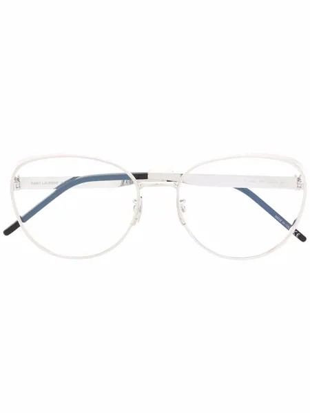 Saint Laurent Eyewear очки в квадратной оправе с логотипом