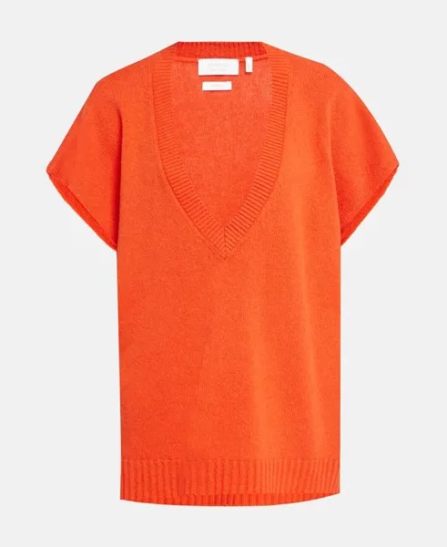 Пуловер с короткими рукавами Rich & Royal, цвет Pumpkin Orange