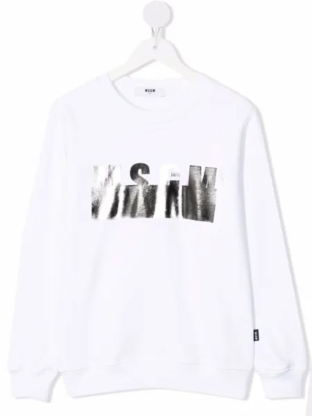 MSGM Kids толстовка с логотипом