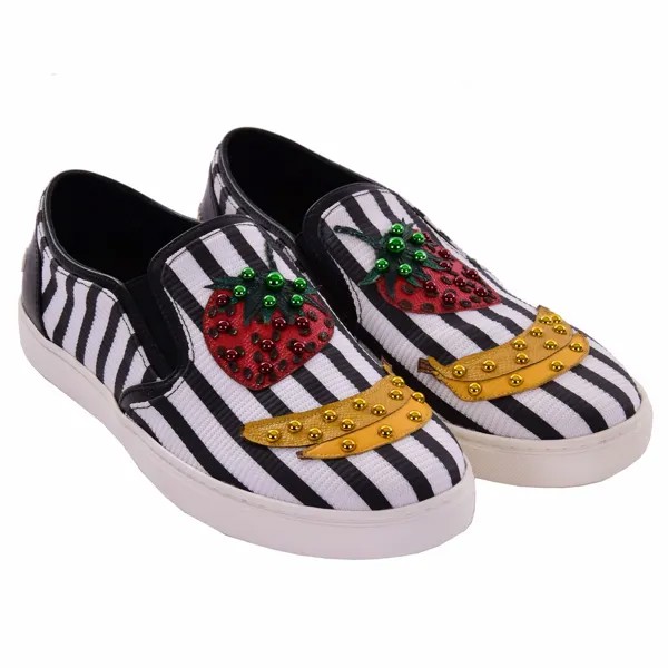 DOLCE - GABBANA Кроссовки-слипоны Banana Strawberry Кроссовки LONDON Shoes 07288