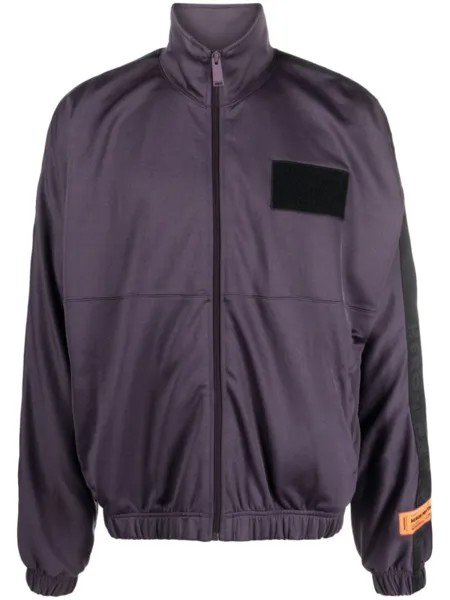 Heron Preston спортивная куртка с нашивкой-логотипом, фиолетовый