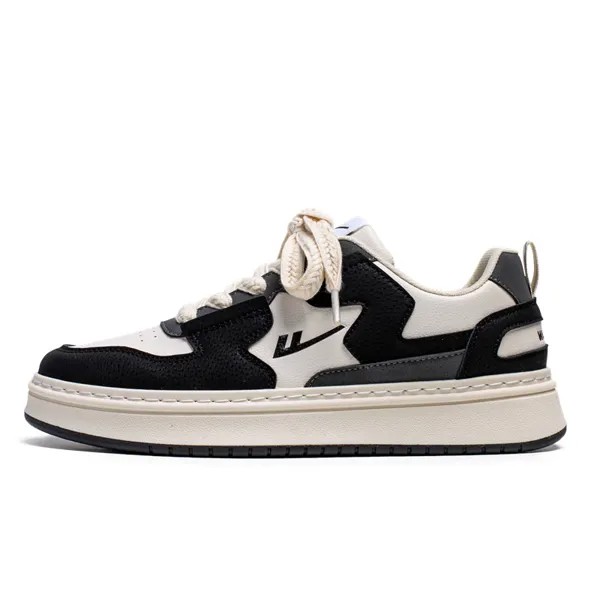Кроссовки WARRIOR Skateboarding Shoes Unisex Low-top Gray, бежевый/черный/серый