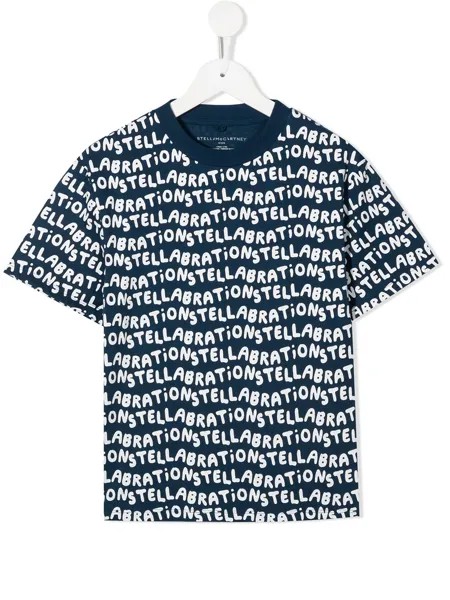 Stella McCartney Kids футболка с принтом Stellabration