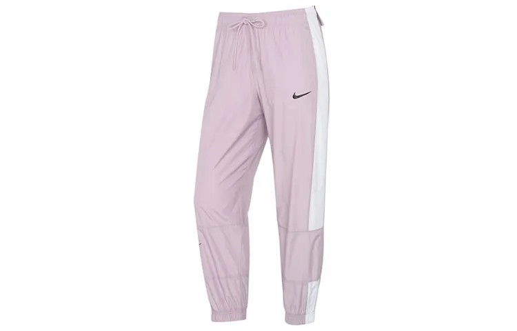Трикотажные спортивные штаны женские сиреневые Nike