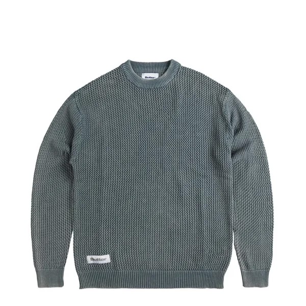 Свитер Washed Knitted Sweater Butter Goods, синий