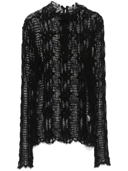 Ulla Johnson топ Amal, черный