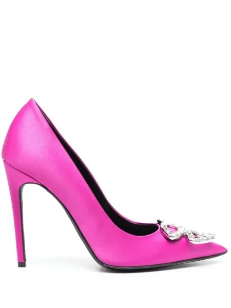 PINKO туфли с кристаллами, розовый