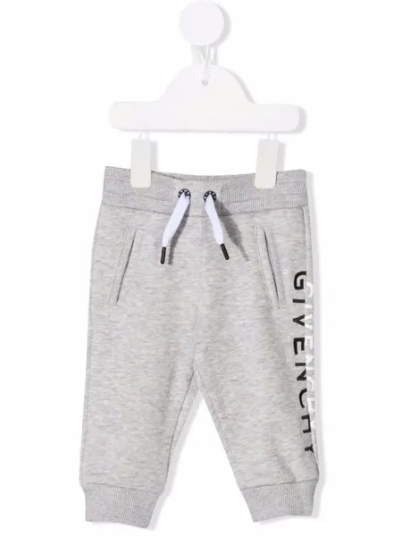 Givenchy Kids спортивные брюки с логотипом